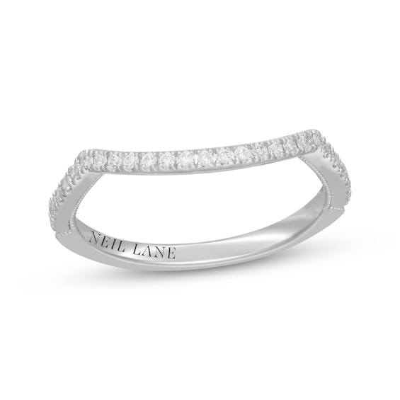 Neil Lane Diamond Contour Wedding Band 1/ ct tw 14K White Gold