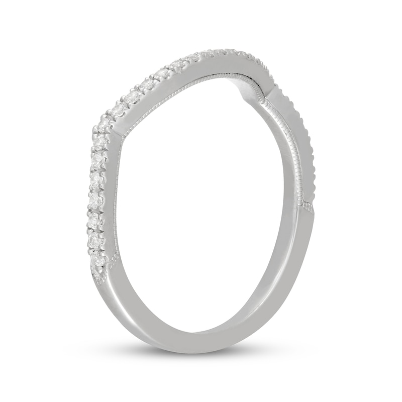 Main Image 8 of Neil Lane Diamond Contour Wedding Band 1/5 ct tw 14K White Gold