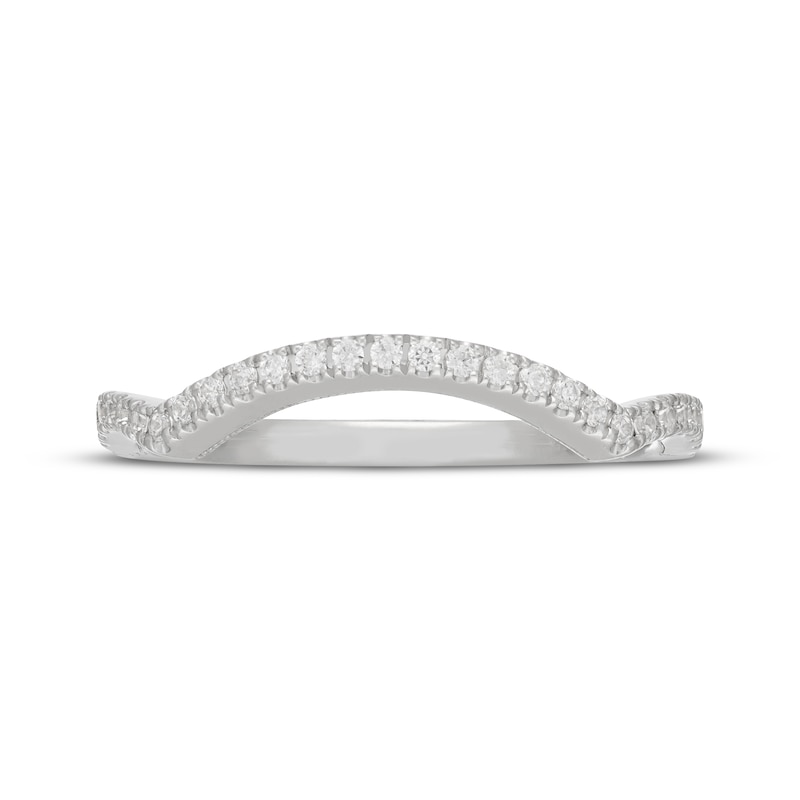 Main Image 9 of Neil Lane Diamond Contour Wedding Band 1/5 ct tw 14K White Gold