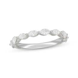Neil Lane Artistry Marquise-Cut Lab-Grown Diamond Anniversary Band 3/4 ct tw 14K White Gold