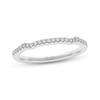 Thumbnail Image 7 of THE LEO Prisma Diamond Contour Wedding Band 1/8 ct tw 14K White Gold