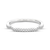 Thumbnail Image 9 of THE LEO Prisma Diamond Contour Wedding Band 1/8 ct tw 14K White Gold