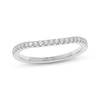 Thumbnail Image 7 of THE LEO Ideal Cut Diamond Contour Wedding Band 1/5 ct tw 14K White Gold