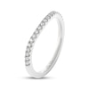 Thumbnail Image 8 of THE LEO Ideal Cut Diamond Contour Wedding Band 1/5 ct tw 14K White Gold