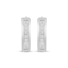 Thumbnail Image 2 of Men's Diamond Huggie Hoop Earrings 1/6 ct tw Stainless Steel