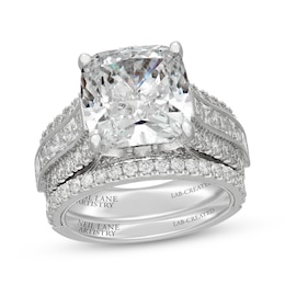 Neil Lane Artistry Cushion-Cut Lab-Grown Diamond Bridal Set 10-1/4 ct tw 14K White Gold