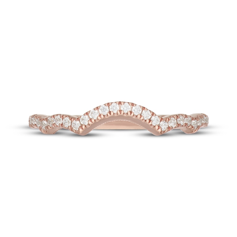 Main Image 8 of Neil Lane Diamond Contour Wedding Band 1/5 ct tw 14K Rose Gold