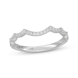 Neil Lane Diamond Contour Wedding Band 1/5 ct tw 14K White Gold