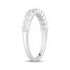 Thumbnail Image 1 of Diamond Bezel-Set Anniversary Ring 1/2 ct tw 14K White Gold
