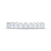 Thumbnail Image 3 of Now + Forever Diamond Bezel-Set Anniversary Ring 1/2 ct tw 14K White Gold