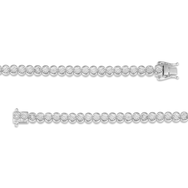 Main Image 3 of Diamond Tennis Bracelet 1/4 ct tw Sterling Silver 7&quot;