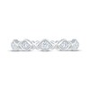 Thumbnail Image 3 of Now + Forever Diamond Knot Anniversary Ring 1/5 ct tw 10K White Gold