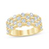 Thumbnail Image 1 of Now + Forever Lab-Grown Diamonds Four-Row Anniversary Ring 2 ct tw 14K Yellow Gold