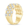 Thumbnail Image 2 of Now + Forever Lab-Grown Diamonds Four-Row Anniversary Ring 2 ct tw 14K Yellow Gold