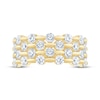 Thumbnail Image 3 of Now + Forever Lab-Grown Diamonds Four-Row Anniversary Ring 2 ct tw 14K Yellow Gold