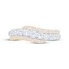 Thumbnail Image 3 of Now + Forever Diamond Bypass Anniversary Ring 1 ct tw 14K Two-Tone Gold