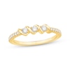 Thumbnail Image 1 of Now + Forever Diamond Three-Stone Anniversary Ring 1/4 ct tw 10K Yellow Gold