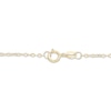 Thumbnail Image 3 of Heart Dangle Station Bracelet Solid 10K Yellow Gold 7.5&quot;