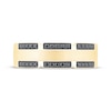 Thumbnail Image 3 of Now + Forever Men's Black Diamond Wedding Band 1/2 ct tw 10K Yellow Gold