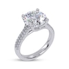 Thumbnail Image 2 of Now + Forever Round-Cut Lab-Grown Diamond Engagement Ring 3-1/4 ct tw 14K White Gold