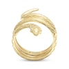 Thumbnail Image 3 of Textured Snake Wrap Ring 10K Yellow Gold