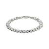 Thumbnail Image 1 of 7.2mm Byzantine Chain Bracelet Solid Sterling Silver 8.5"