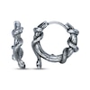 Thumbnail Image 3 of Men's Coiled Snake Hoop Earrings Stainless Steel