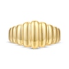 Thumbnail Image 2 of STUDIO BY KAY Domed Ribbed Ring 24K Yellow Gold Vermeil Sterling Silver