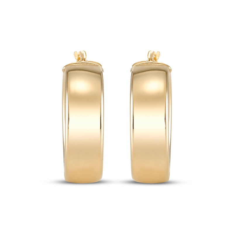 Main Image 2 of STUDIO BY KAY Bold Hoop Earrings 24K Yellow Gold Vermeil Sterling Silver 25mm