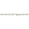 Thumbnail Image 3 of KAY Lab-Grown Diamonds X-Link & Boat Link Bracelet 6 ct tw 10K Two-Tone Gold 7"