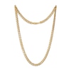 Thumbnail Image 2 of STUDIO BY KAY 5.3mm Diamond-Cut Curb Chain Necklace 24K Yellow Gold Vermeil Sterling Silver 20"