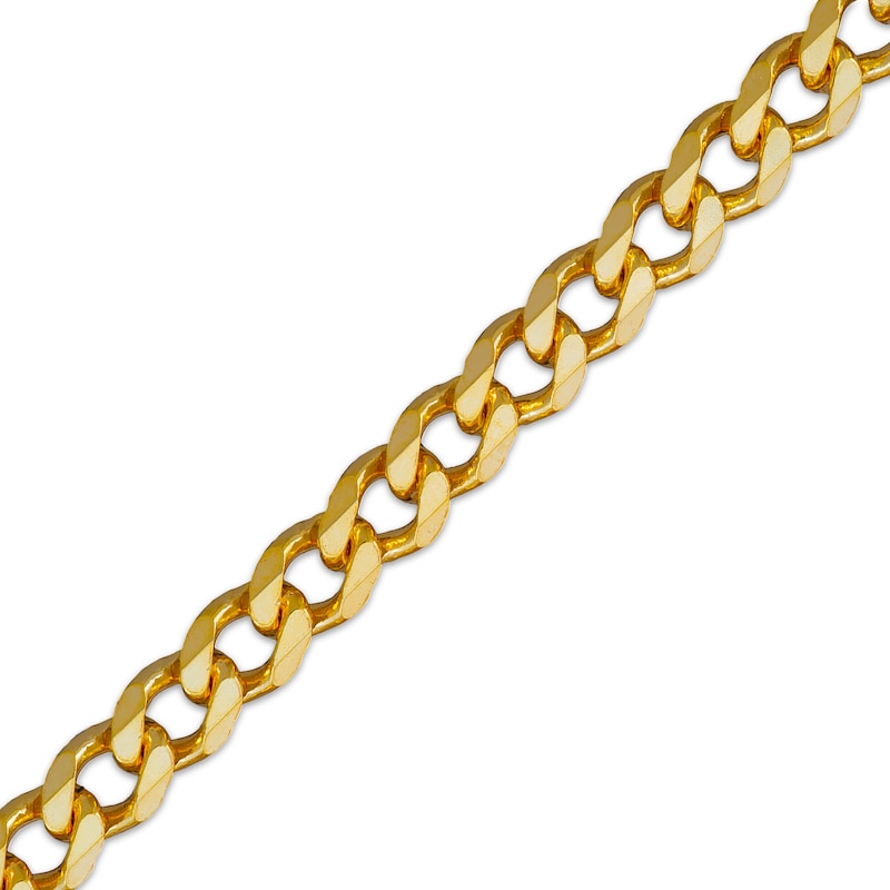 Main Image 3 of STUDIO BY KAY 5.3mm Diamond-Cut Curb Chain Necklace 24K Yellow Gold Vermeil Sterling Silver 20"
