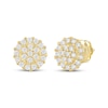 Thumbnail Image 1 of Children's Cubic Zirconia Circle Stud Earrings 14K Yellow Gold