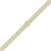 Thumbnail Image 2 of KAY Lab-Grown Diamonds Men's Link Bracelet 3 ct tw 10K Yellow Gold 8.5"