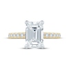 Thumbnail Image 4 of KAY Bow Collection Emerald-Cut Lab-Grown Diamond Engagement Ring 3-1/2 ct tw 14K Yellow Gold