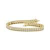 Thumbnail Image 1 of Men's Multi-Diamond Square Link Line Bracelet 2 ct tw 10K Yellow Gold 8.5"