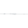 Thumbnail Image 4 of Monique Lhuillier Bliss Marquise, Pear & Round-Cut Lab-Grown Diamond Cluster Necklace 1 ct tw Platinum-Plated Sterling Silver 18"