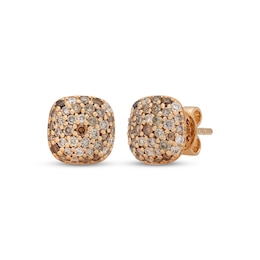 Neil Lane Desert Diamonds Cushion-Shaped Stud Earrings 3/4 ct tw 10K Yellow Gold
