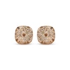 Thumbnail Image 2 of Neil Lane Desert Diamonds Cushion-Shaped Stud Earrings 3/4 ct tw 10K Yellow Gold