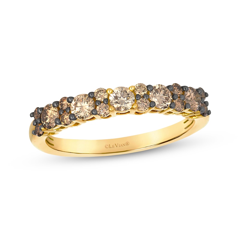 Main Image 1 of Le Vian Desert Diamonds Chocolate Ombré Ring 3/4 ct tw 14K Honey Gold
