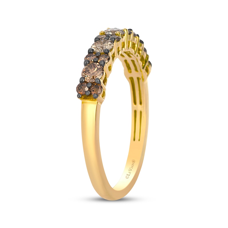 Main Image 2 of Le Vian Desert Diamonds Chocolate Ombré Ring 3/4 ct tw 14K Honey Gold