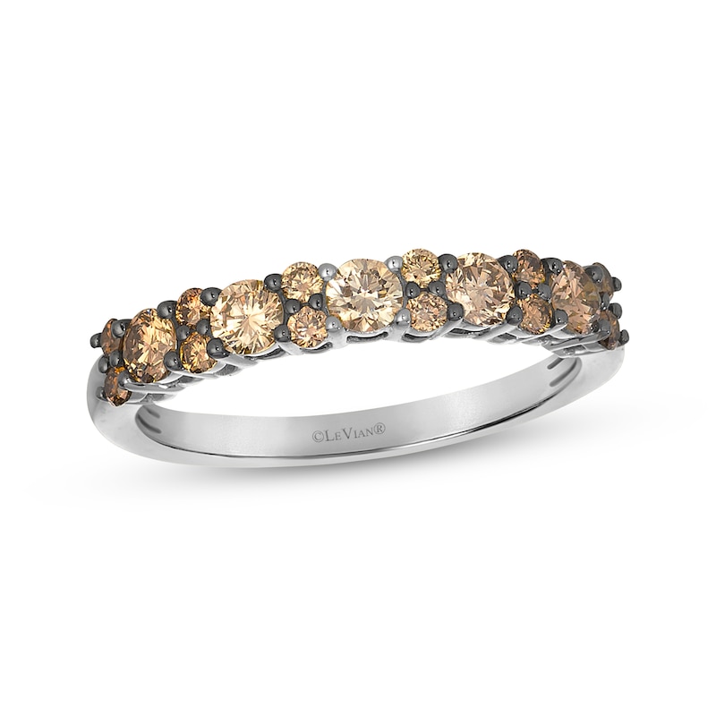 Main Image 1 of Le Vian Desert Diamonds Chocolate Ombré Ring 3/4 ct tw 14K Vanilla Gold