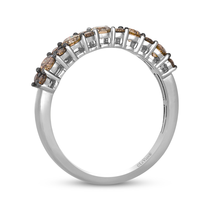 Main Image 3 of Le Vian Desert Diamonds Chocolate Ombré Ring 3/4 ct tw 14K Vanilla Gold