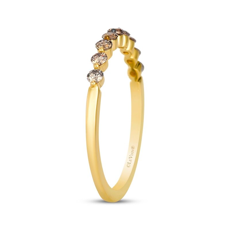 Main Image 2 of Le Vian Desert Diamonds Chocolate Ombré Ring 1/3 ct tw 14K Honey Gold