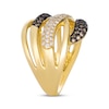 Thumbnail Image 2 of Le Vian Couture Diamond Crossover Ring 7/8 ct tw 14K Honey Gold