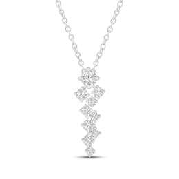 JOUJE Collection Lab-Grown Diamond Necklace 1/4 ct tw Sterling Silver 18"