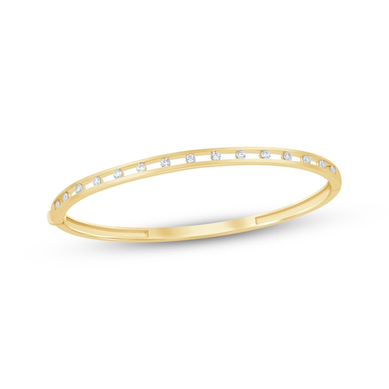 KAY Lab-Grown Diamonds Bangle Bracelet 5/8 ct tw 10K Yellow Gold