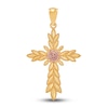 Thumbnail Image 1 of Rose Cross Charm 14K Two-Tone Gold