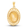 Thumbnail Image 0 of Prayer Oval Medallion Charm 14K Yellow Gold