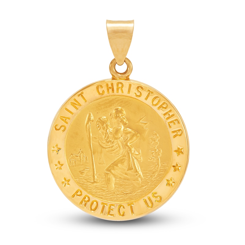 Main Image 1 of Saint Christopher Pendant 14K Yellow Gold